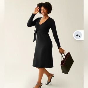 Kate Nursing Wrap Sweater Dress